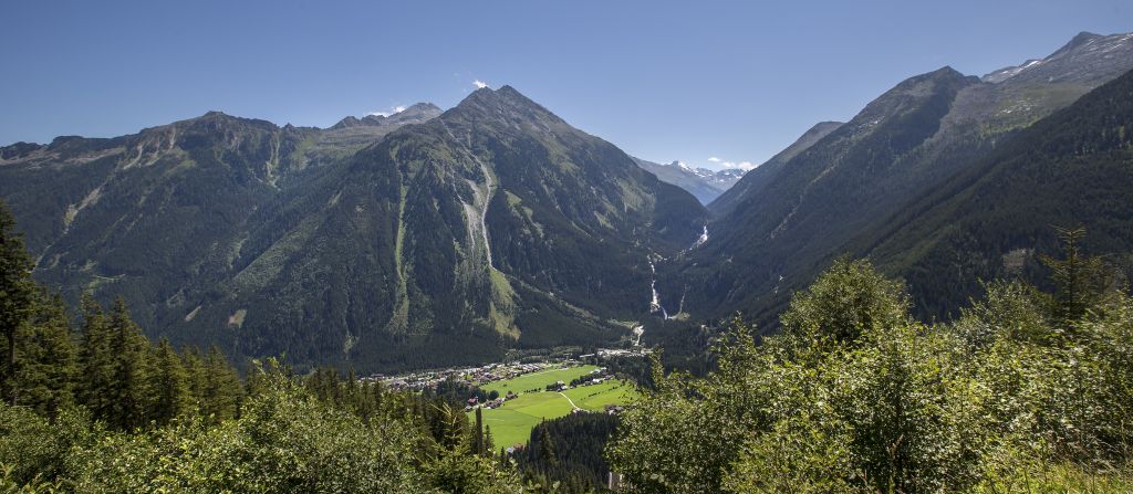 Ausblick von der Gerlos Alpenstraße im Sommer (Tourismusverband Krimml)