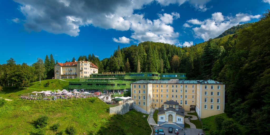 Außenansicht des Hotels (Rimske Terme)