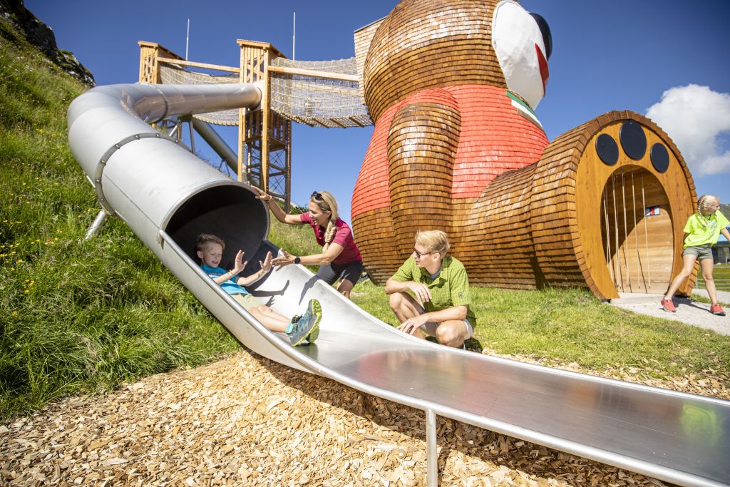 Der neue Abenteuerspielplatz Pepis Kinderland am Penkenjoch (TVB Tux-Finkenberg)