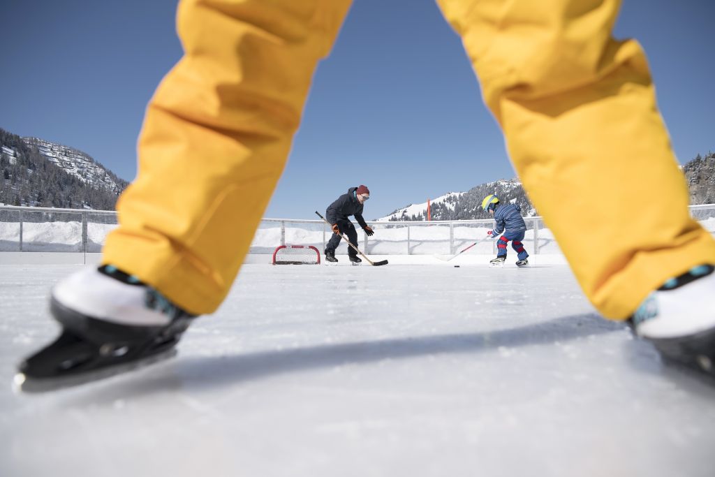 Eislaufen in Malbun (Liechtenstein Marketing)