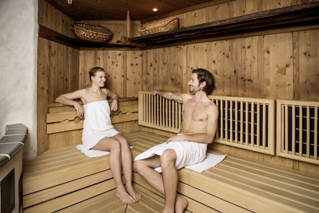 Entspannung in der Sauna (Ebner&#039;s Waldhof)