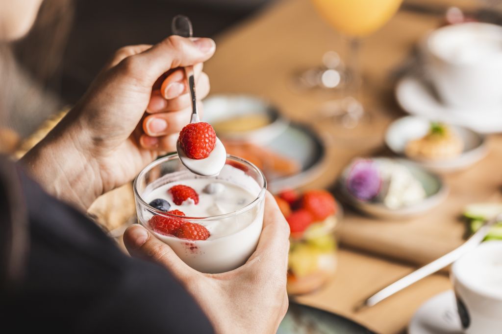 Früchtejoghurt (c) David Johansson (Das Hohe Salve Sportresort)