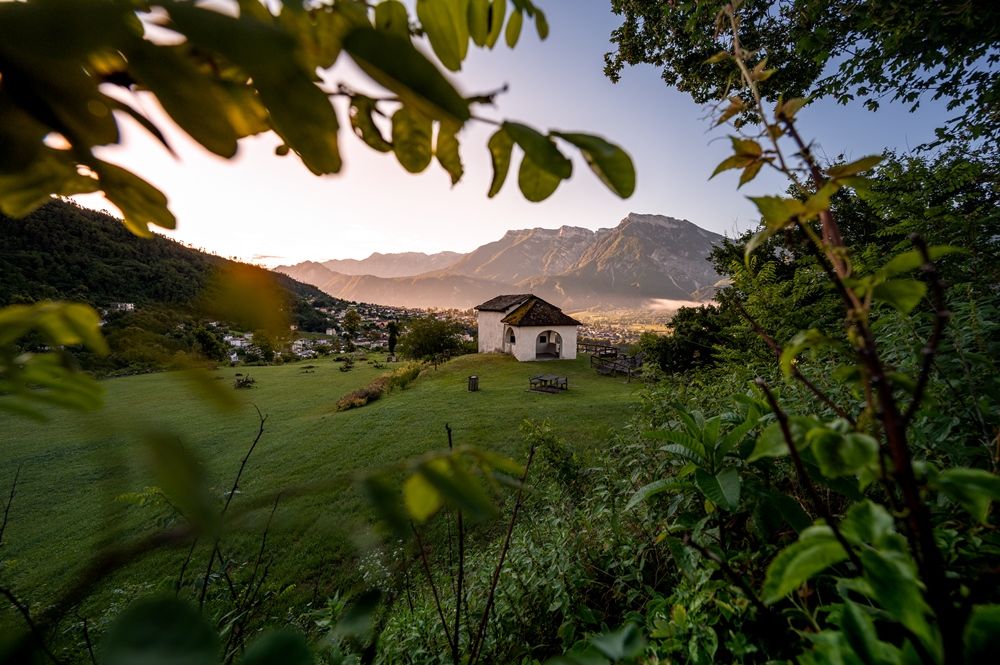 San Biagio Kirche und Levico (c) Alberto Libardoni (TVB Valsugana Lagorai)