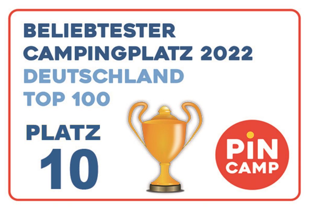Unter den Top 10 der beliebtesten Campingplätzen 2022 in Deutschland (Vital CAMP Bayerbach)