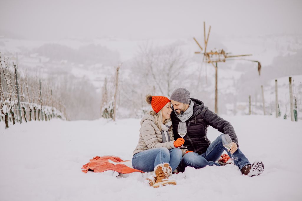 Winterliches Picknick (c) Karin Bergmann (Ratscher Landhaus)