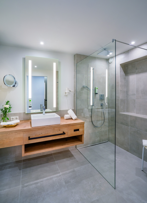 Badezimmer im DAS KAISERBLICK**** Superior (c) Markus Auer