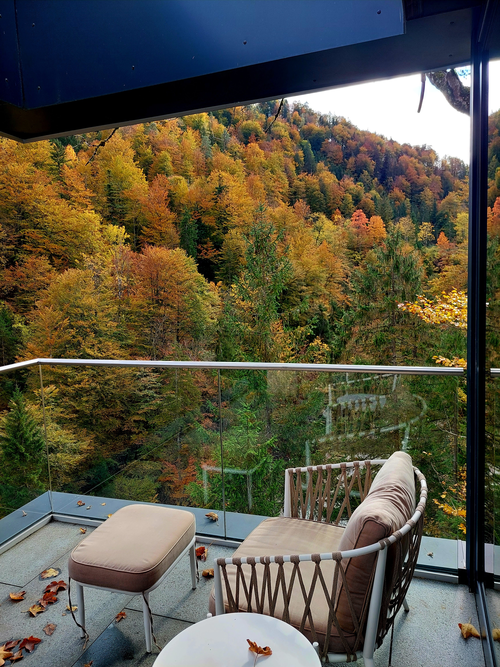 Balkon mit schönem Ausblick (Fourelements)