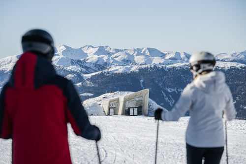 Blick auf die verschneiten Berge (c) wisthaler.com (Dolomitenregion Kronplatz)