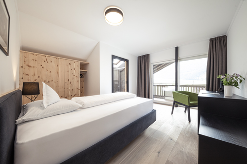 Einzelzimmer Zirm (c) Florian Andergassen (Hotel Sand)