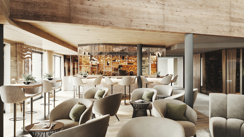 Eleganter Barbereich (Tratterhof)