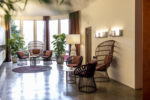 Empfang des SPA-Bereichs Vita Nova (c) Andrea Badrutt Chur (Hotel Belvedere)