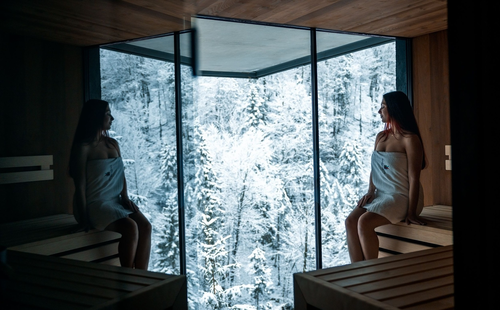 Entspannung in der Sauna © Fourelements