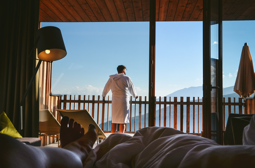 Erstaunliche Aussicht vom Bett aus © Marika Unterladstätter (Tratterhof)