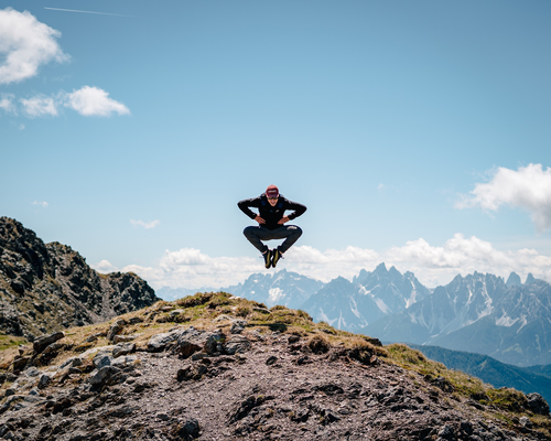 Freiheit über den Dolomiten (c) PLAICKNER (Kronplatz Brand)