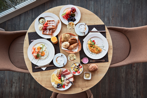 Gedeckter Frühstückstisch © Michael Huber (Hotel Panorama Royal)