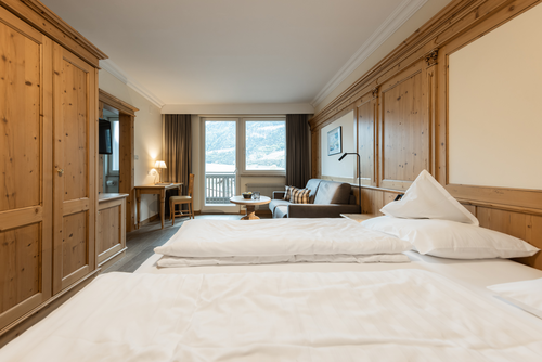 Gemütliches Zimmer mir Südbalkon (c) Florian ANDERGASSEN