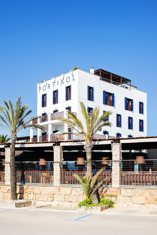 Hotelansicht mit Restaurant (Hotel Portixol)