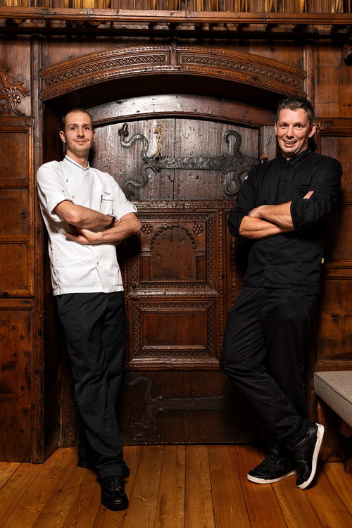Küchenchef Hansi Treichl und Souschef Kevin Muther (Der Böglerhof)