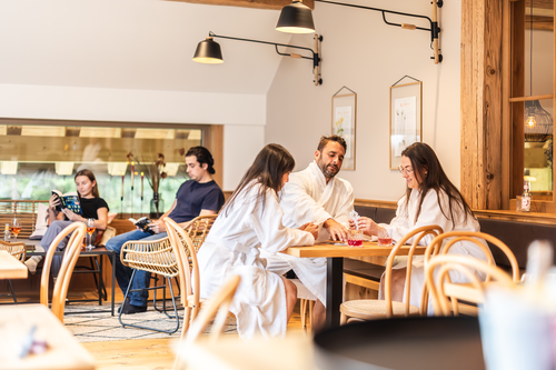 Lustiges Zusammenkommen (Berghaus Schröcken)