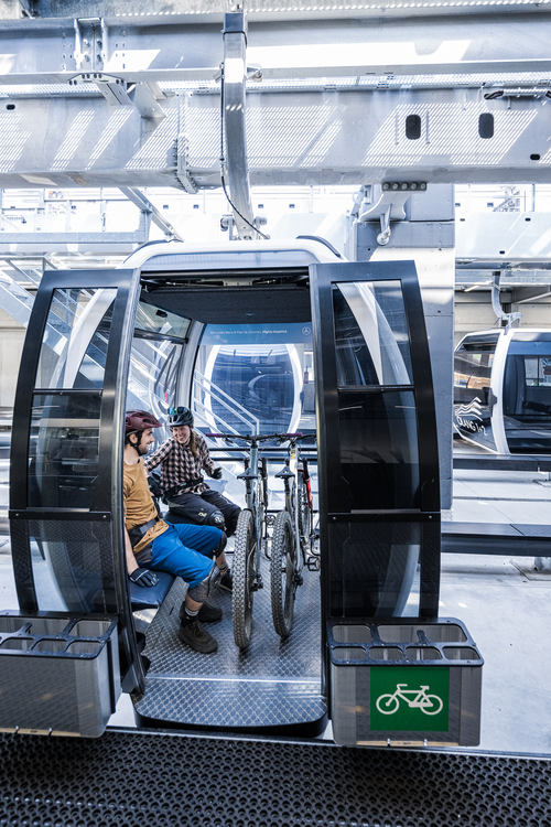 Mit der Gondel rauf - mit dem Bike runter (c) Harald Wisthaler (Kronplatz Brand)
