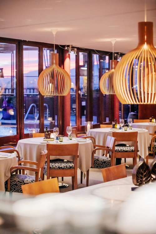 Moderner Restaurantbereich (Hotel Portixol)