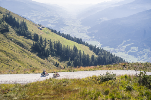 Mountaincart mit Blick ins Tal (Wildkogel Arena Neukirchen &amp; Bramberg)