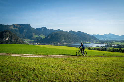 Traumhafte Bedingungen zum Biken (c) Tourismusverband Kaiserwinkl (Das Walchsee Aktivresort)