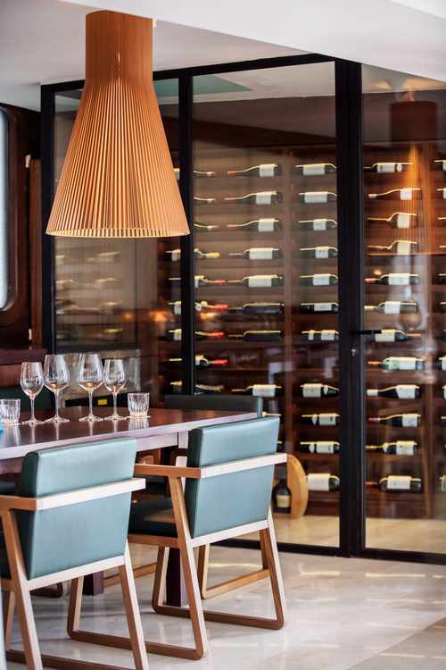 Vielfältige Weinauswahl (Hotel Portixol)