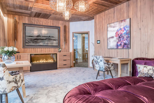 Wohnbereich Sky Suite (Hochfirst)