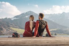 Ausblick genießen (c) Mathäus Gartner (Das Walchsee Aktivresort)