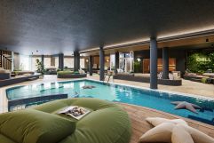 Beheizter Pool mit Entspannungsbereich (Valamar Riviera)
