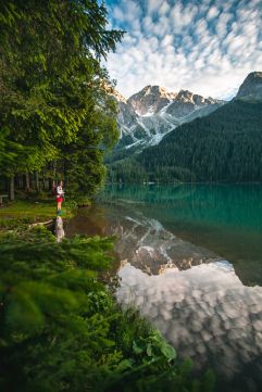 Bergseespiegelung in den Dolomiten (c) Alexander Pichler (Kronplatz Brand)