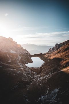 Blick auf Bergsee (c) Kottersteger (Olang)