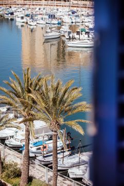 Blick auf den Hafen (Hotel Portixol)