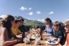 Brunch beim Bergrestaurant Sareis (Liechtenstein Marketing)