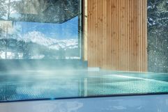 Der beheizte Outdoor-Pool (c) Christian Wöckinger (Alpenhotel Kitzbühel)