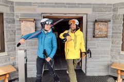 Direkt vom Skikeller auf die Piste (c) Dominik Cini (Hotel Zürserhof)