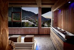 Dolomites Bio Sauna im Timeless Sky SPA (c) Michael Huber (Hotel Quelle Nature Spa Resort)