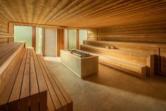 Einblick in die Finnische Sauna (Greenfield Hotel &amp; Spa)