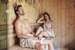 Entspannung pur in der Sauna (Hotel Arpuria)