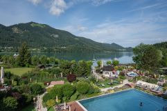 Hotelausblick auf den See (Ebner&#039;s Waldhof)