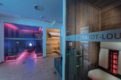 Infrarot-Lounge in der SpaMOUNT (Das SeeMOUNT Superior Active Nature Resort)
