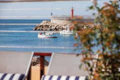 Liegenbereich mit Meerblick (Hotel Portixol)