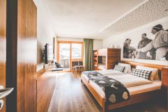 Modern eingerichtete Zimmer (Gorfion Familotel Liechtenstein)