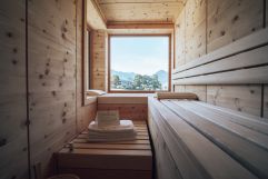 Private Sauna der Spieljoch Suite (Held Hotel &amp; Spa)