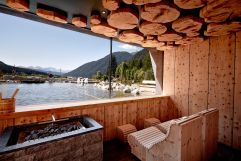 Sauna mit Ausblick (c) Michael Huber (Fontis luxury spa lodge)