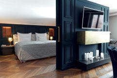 Schlafzimmer der Executive Suite (c) Dominik Cini (Hotel Zürserhof)