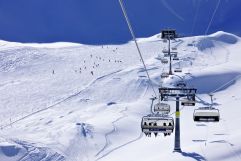 Sesselbahn Malbun im Winter (Liechtenstein Marketing)