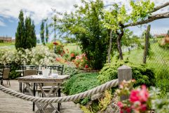 Terrassse im Garten des Ratscher Landhauses (c) Karin Bergmann (Ratscher Landhaus)