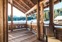 Winterlicher Ausblick (Tirler-Dolomites Living Hotel)